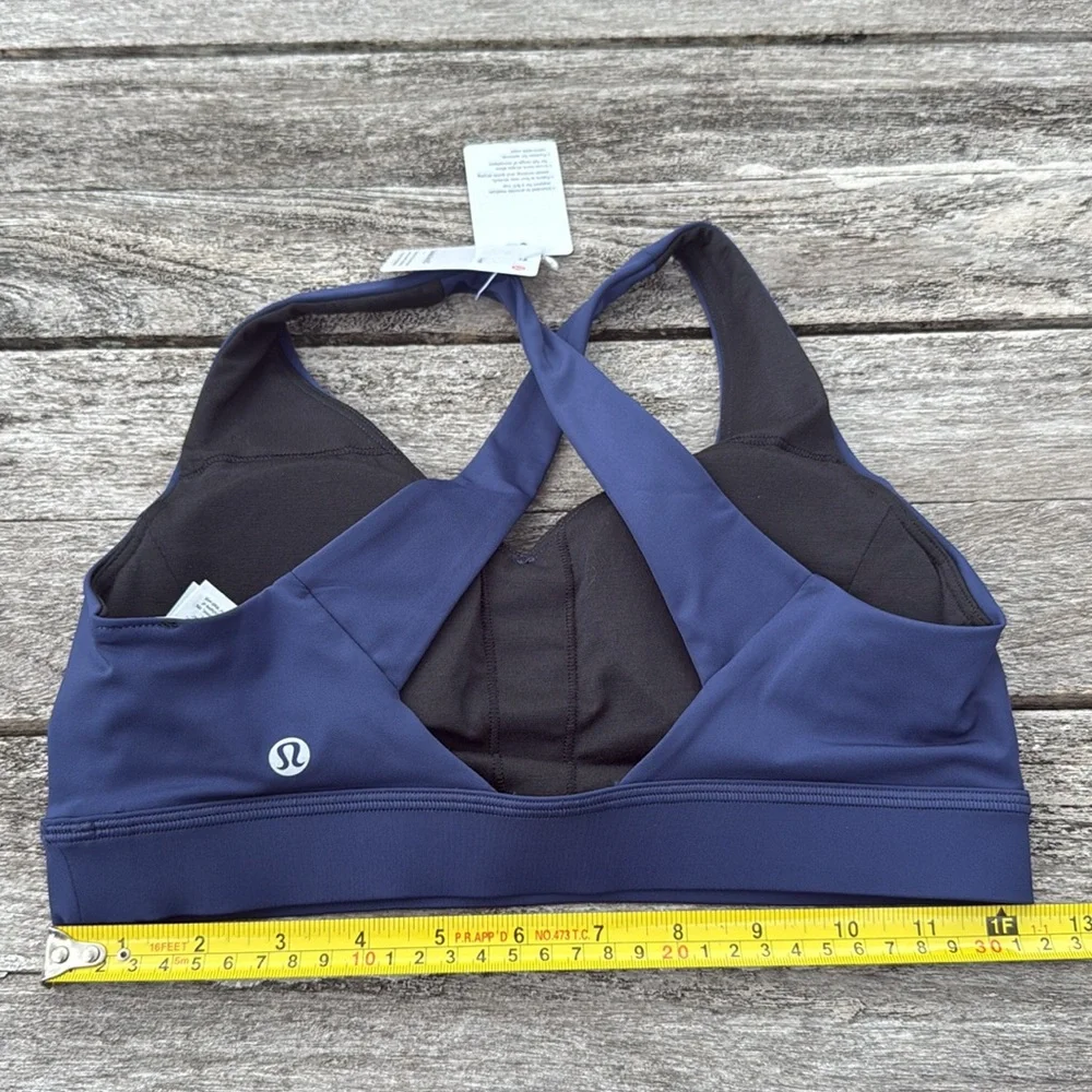 Lululemon Envital Bra Sports Bra B/C Cup Night Sea Blue NWT Size‎ 6 🌊🐬